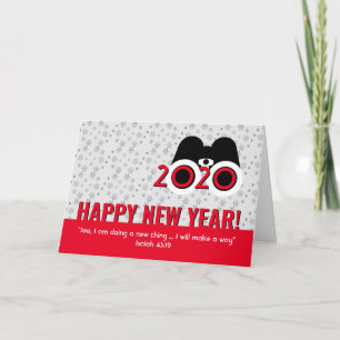 Cartão De Festividades Christian, ESTOU FAZENDO UMA COISA NOVA NO Ano Nov