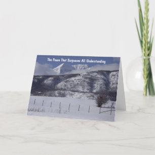 Cartão De Festividades Christian Inmate Card com mensagem Gospel dentro