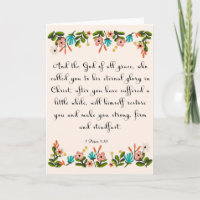 Christian inspirational Art - 1 Peter 5:10