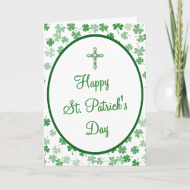 Cartão De Festividades Christian St. Patrick’s Day Bible Verse Blessing 