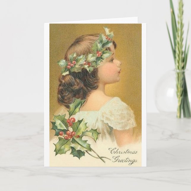 Cartão De Festividades Christmas Angel (Frente)