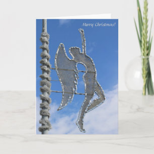 Cartão De Festividades Christmas Angel Greeting Card!