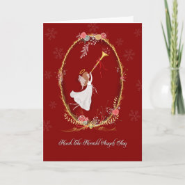 Cartão De Festividades Christmas Angel Greeting Card