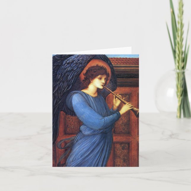 Cartão De Festividades Christmas Angel Note Cards - Burne-Jones (Frente)