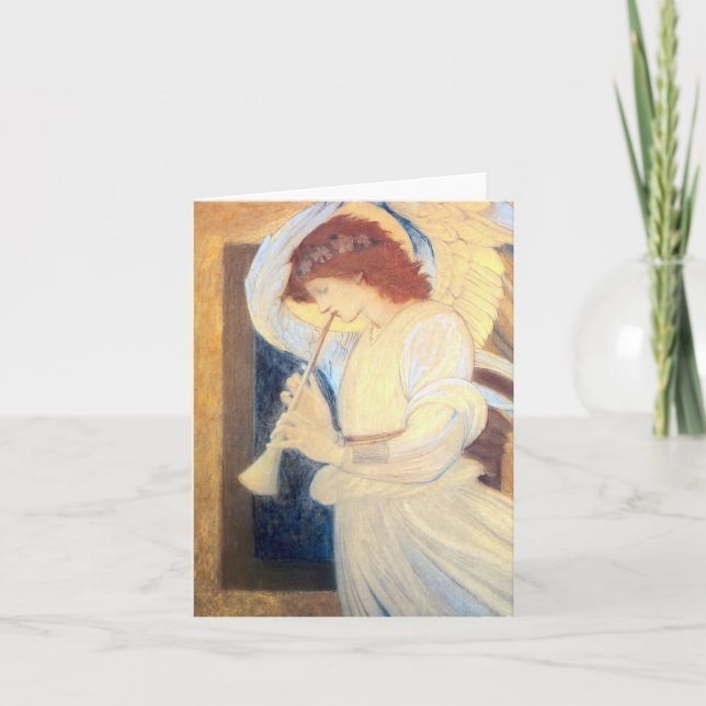 Cartão De Festividades Christmas Angel  Note Cards - Edward Burne-Jones (Frente)