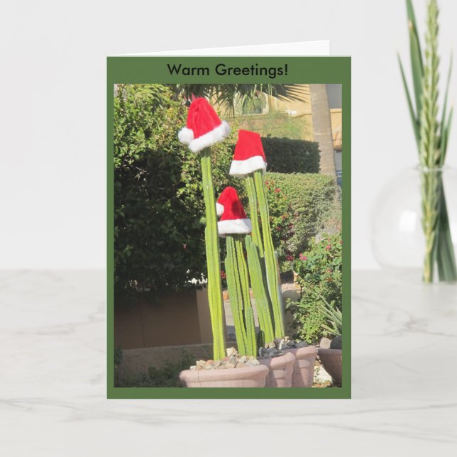 Cartão De Festividades Christmas Arizona Style! (Frente)