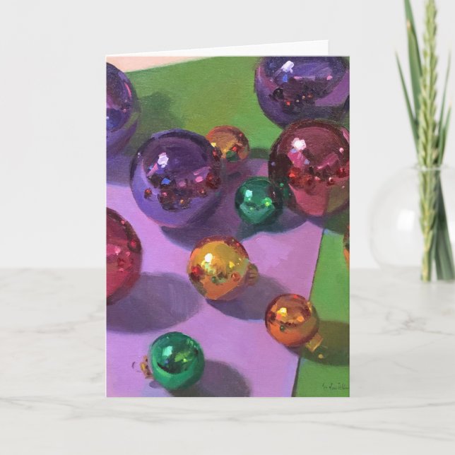 Cartão De Festividades Christmas Art Card "All That Glitters" (Frente)