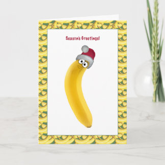 Cartão De Festividades Christmas Banana!
