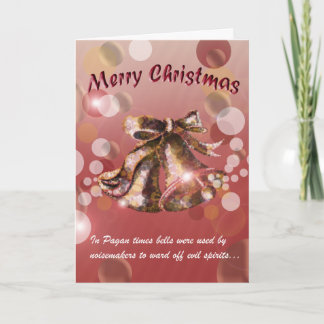 Cartão De Festividades Christmas Bell (Red)