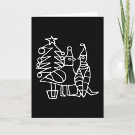 Cartão De Festividades **Christmas BirDs**