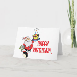 Cartão De Festividades Christmas Birthday Card