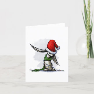 Cartão De Festividades Christmas Bunny Holiday Card