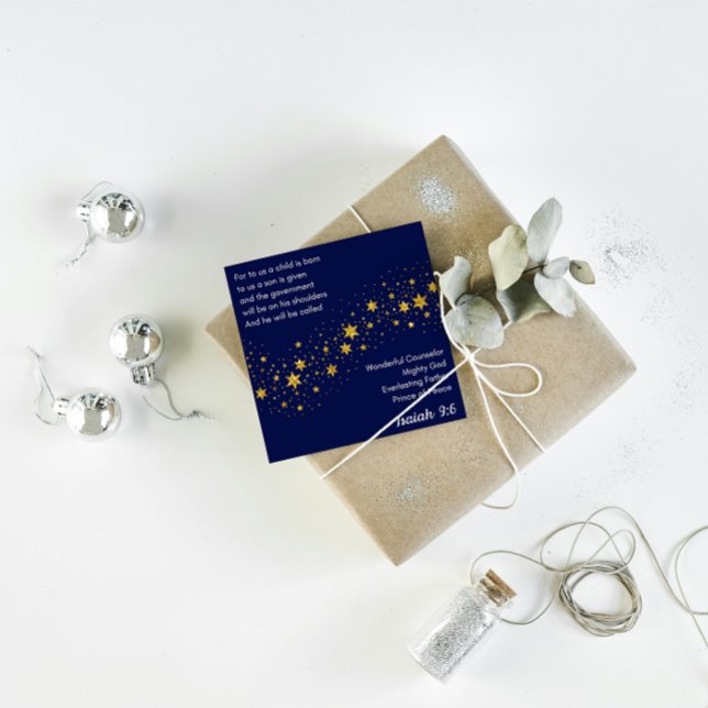 Cartão De Festividades Christmas Card: a Son is given to us (Criador carregado)