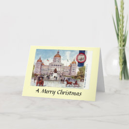 Cartão De Festividades Christmas Card - Des Moines, Iowa, USA