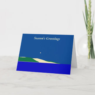 Cartão De Festividades Christmas Card "Dune, Moon and Stars"