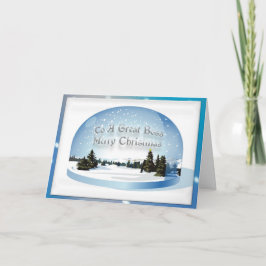 Cartão De Festividades Christmas Card For Boss