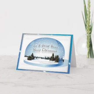 Cartão De Festividades Christmas Card For Boss