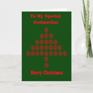 Cartão De Festividades Christmas Card For Godmother