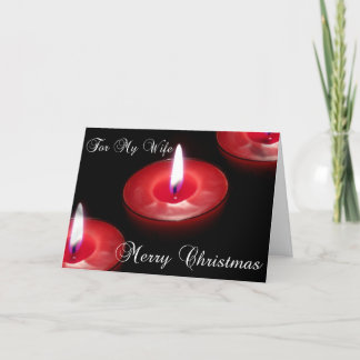 Cartão De Festividades Christmas Card for Wife