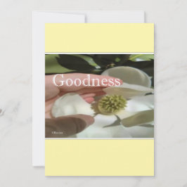 Cartão De Festividades christmas card --Goodness