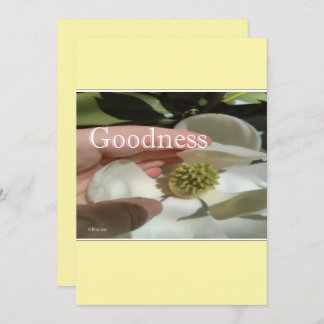 Cartão De Festividades christmas card --Goodness