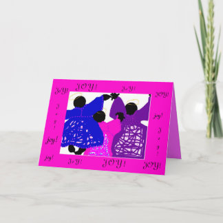 Cartão De Festividades Christmas Card/Joy Angels