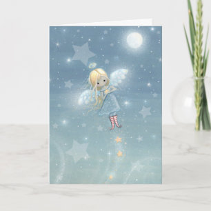 Cartão De Festividades Christmas Card Little Star Angel