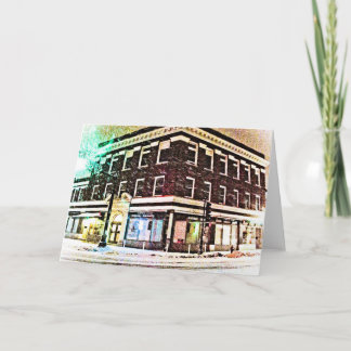 Cartão De Festividades Christmas Card Main Street (blank)