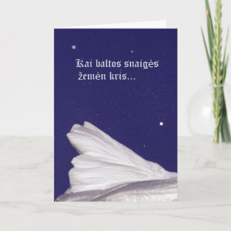 Cartão De Festividades Christmas Card- Rami naktis