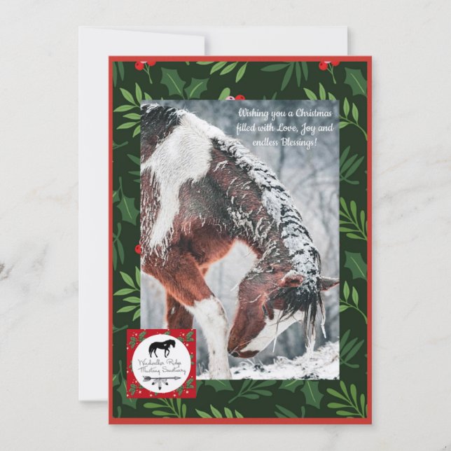 Cartão De Festividades Christmas Cards (Frente)