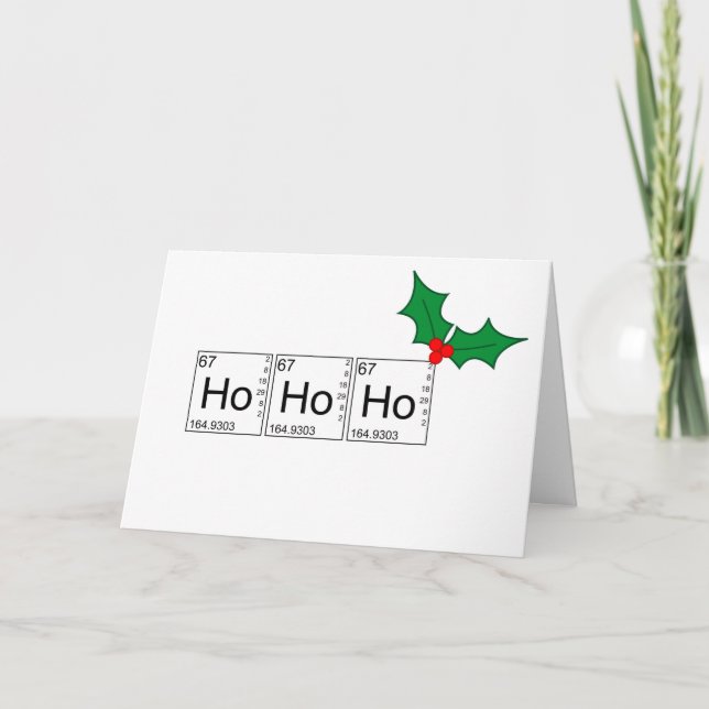 Cartão De Festividades Christmas Cards - Ho Ho Ho (Frente)