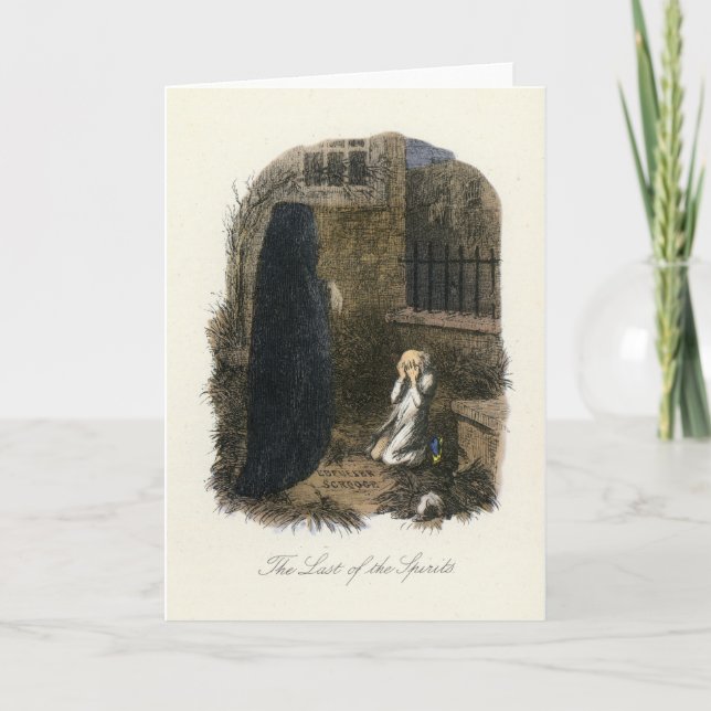 Cartão De Festividades Christmas Carol - Ghost of Christmas Yet to Come (Frente)