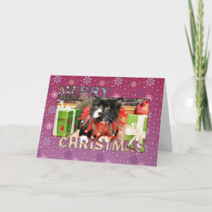 Cartão De Festividades Christmas - Cat - Oscar