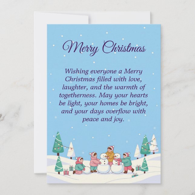 Cartão De Festividades Christmas Cheer for All (Frente)
