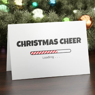 Cartão De Festividades Christmas Cheer - Progress Bar - Loading