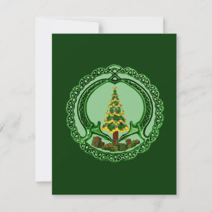 Cartão De Festividades Christmas Claddagh