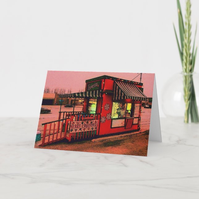 Cartão De Festividades Christmas Coffee Card (Frente)