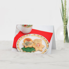 Cartão De Festividades Christmas Cookie Card