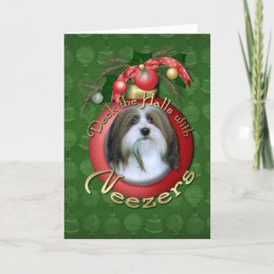 Cartão De Festividades Christmas - Deck the Halls - Neezers