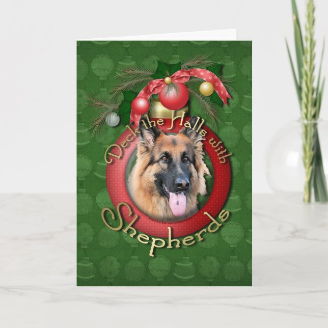 Cartão De Festividades Christmas - Deck the Halls - Shepherds - Chance (Frente)
