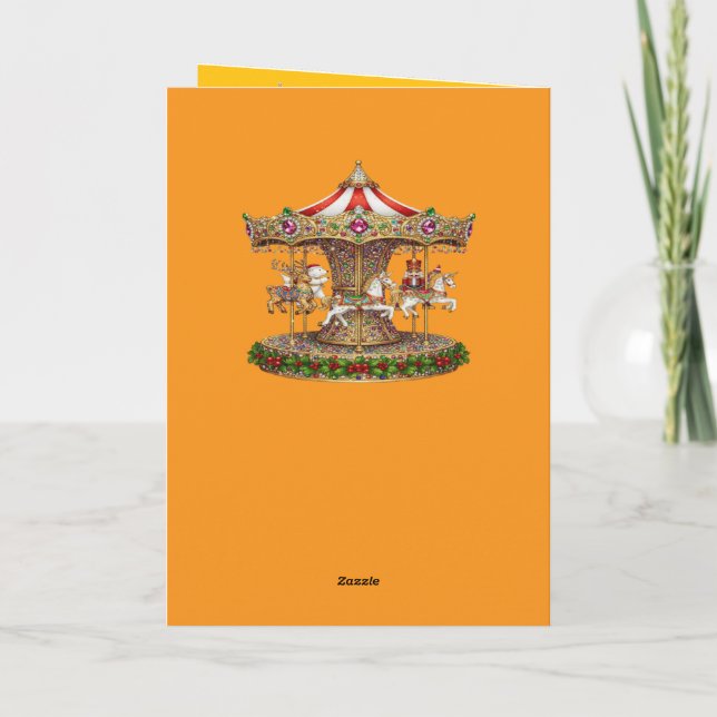 Cartão De Festividades Christmas Decorative Card (Verso)