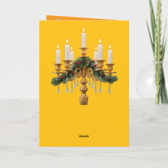 Cartão De Festividades Christmas Decrative (Verso)