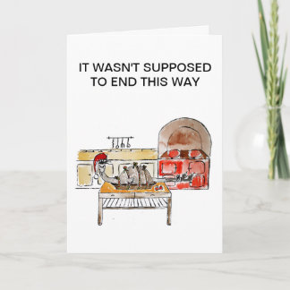 Cartão De Festividades Christmas Dinner Greeting Card