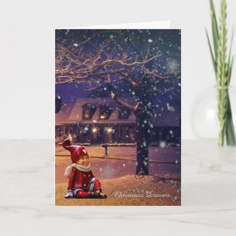 Cartão De Festividades Christmas Dreams Elf Holiday Card
