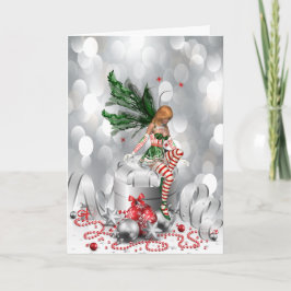 Cartão De Festividades Christmas Faerie Card