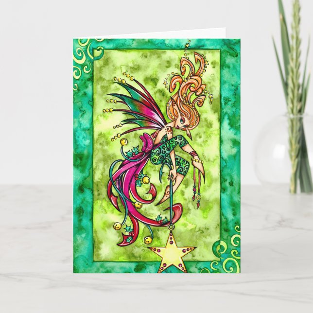 Cartão De Festividades Christmas Fairy Card (Frente)