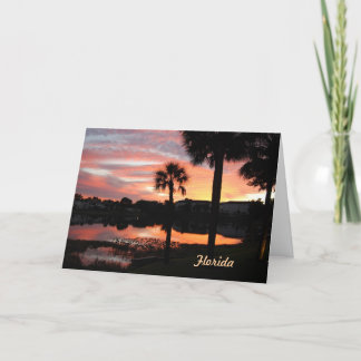 Cartão De Festividades Christmas From Florida Card