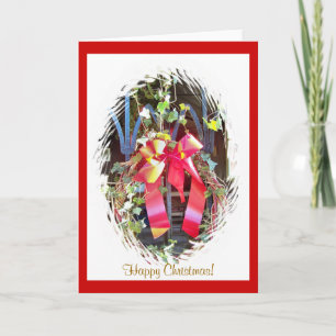 CARTÃO DE FESTIVIDADES CHRISTMAS GARLAND