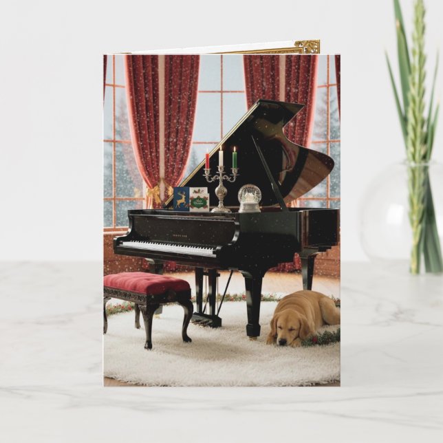 Cartão De Festividades Christmas Greeting Card (Frente)