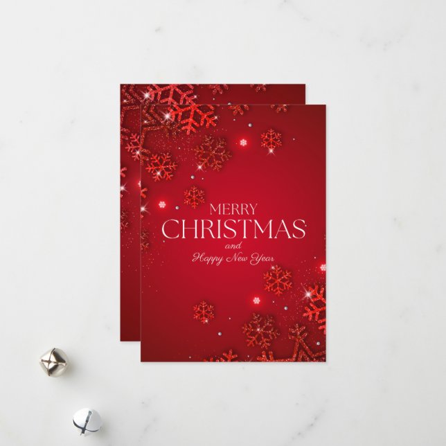 Cartão De Festividades Christmas Greeting Card (Frente/Verso In Situ)